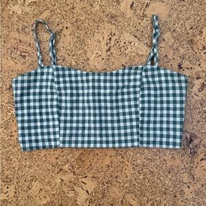 Brandy Melville checkered top